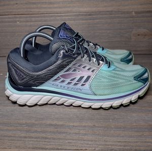Brooks Glycerin 14 Running Athletic Shoes Sneakers Womens Size 9 Teal Purple